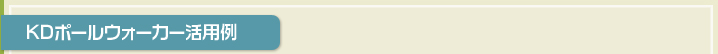 KDポールウォーカー活用例